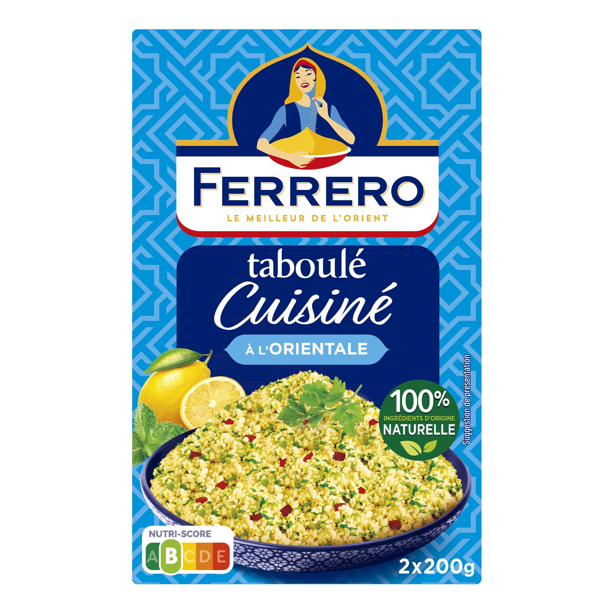 Stokomani Taboulé cuisiné oriental citron menthe
