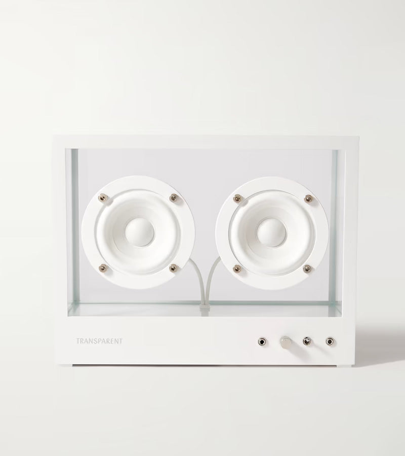L'avant gardiste High-tech Transparent speaker Small enceinte blanc