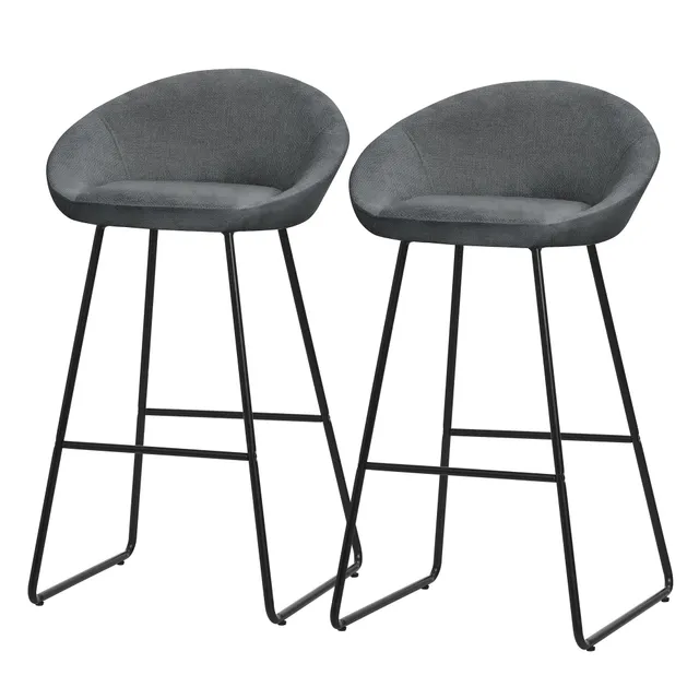 ECD Germany ML tabouret bar 56x94x50 lot 2 anthracite