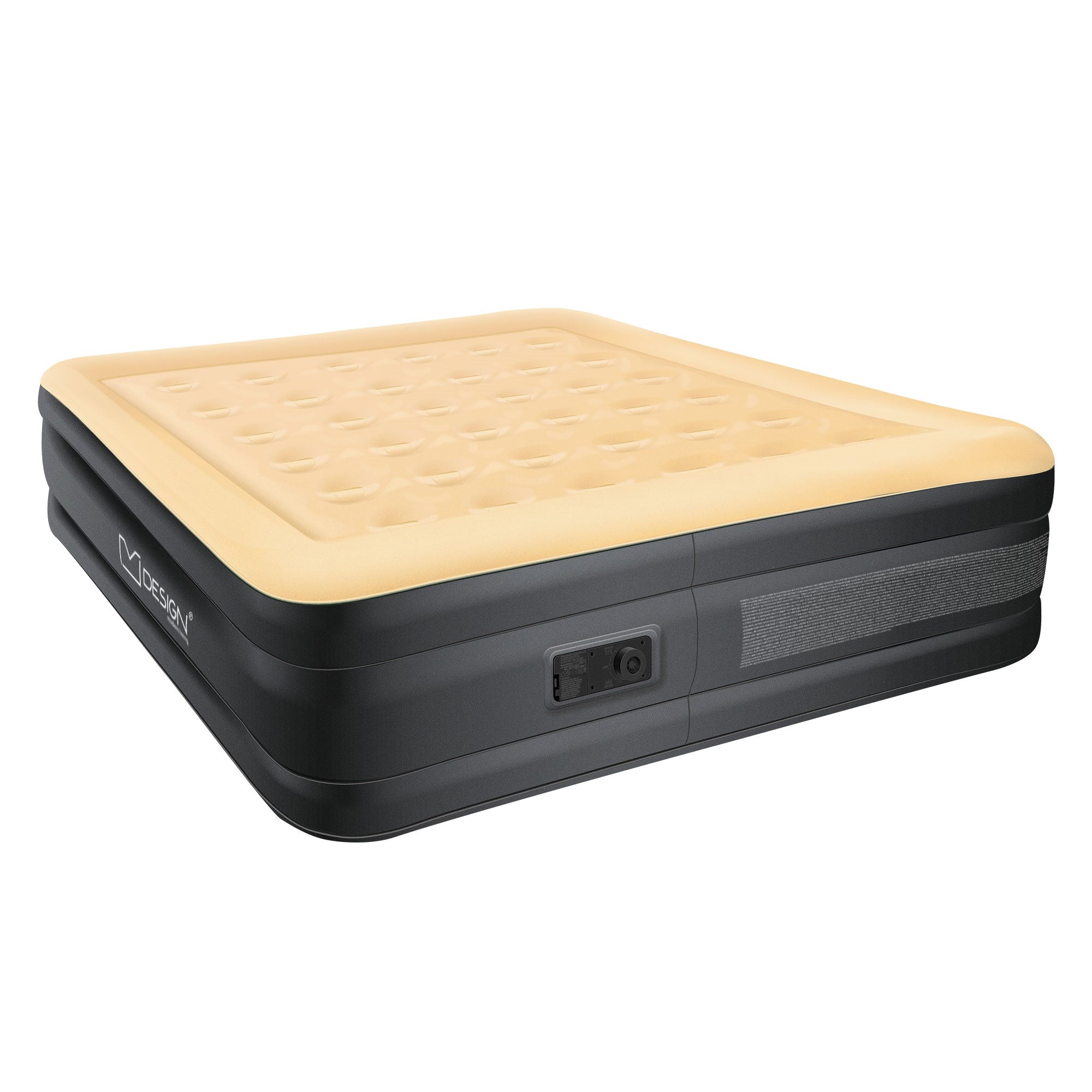 ECD Germany Sport Matelas gonflable 1 personne gris 196 cm pompe