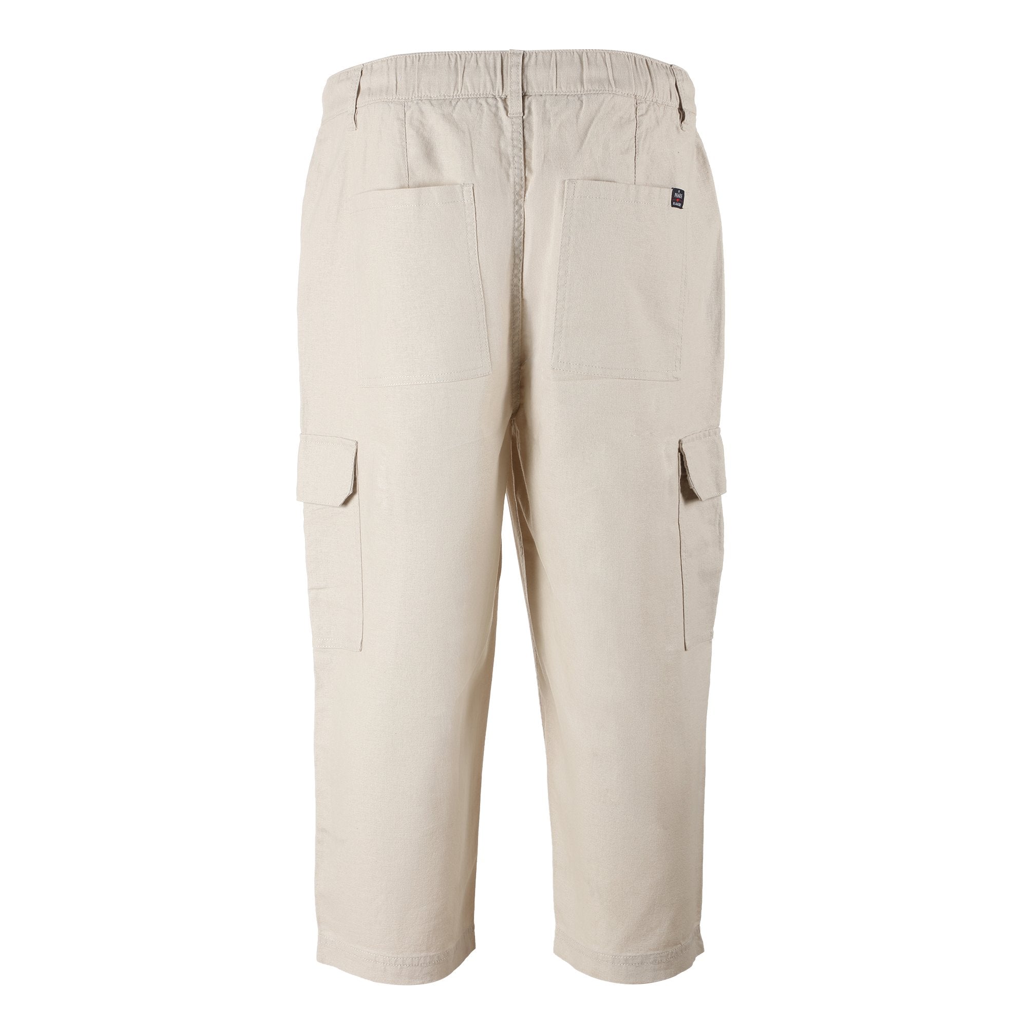 Pantacourt lin coton beige homme 38 à 46 élégant