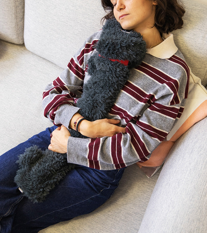 L'avant gardiste bouillotte teckel XL peluche cocooning