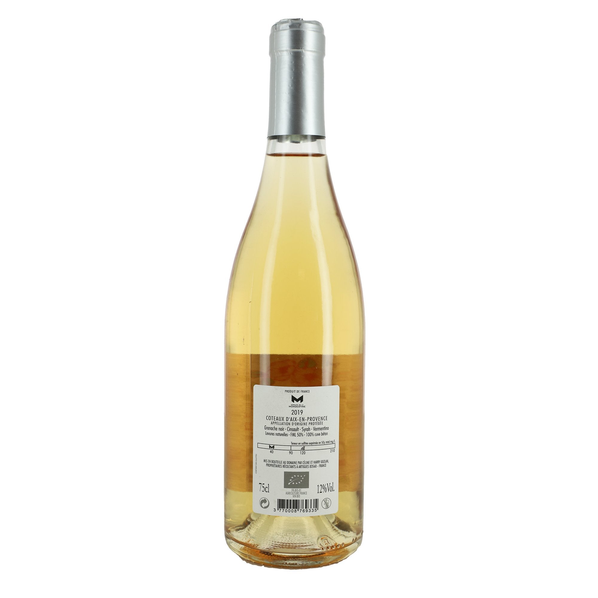 Stokomani Épicerie vin Domaine Mongestine Aix Provence 2019
