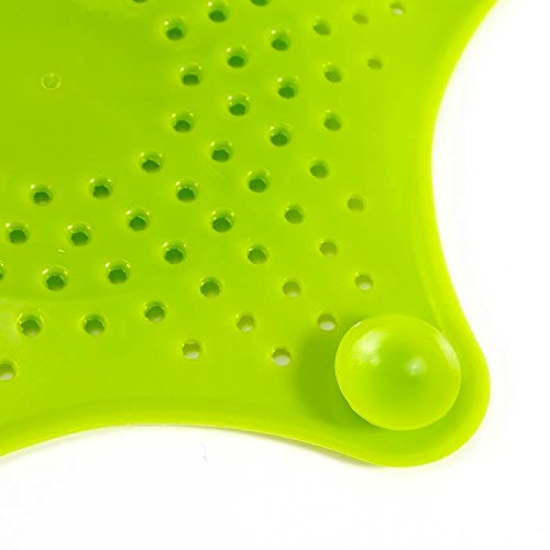 Shop-Story Maison filtre cheveux douche baignoire vert 15,5cm