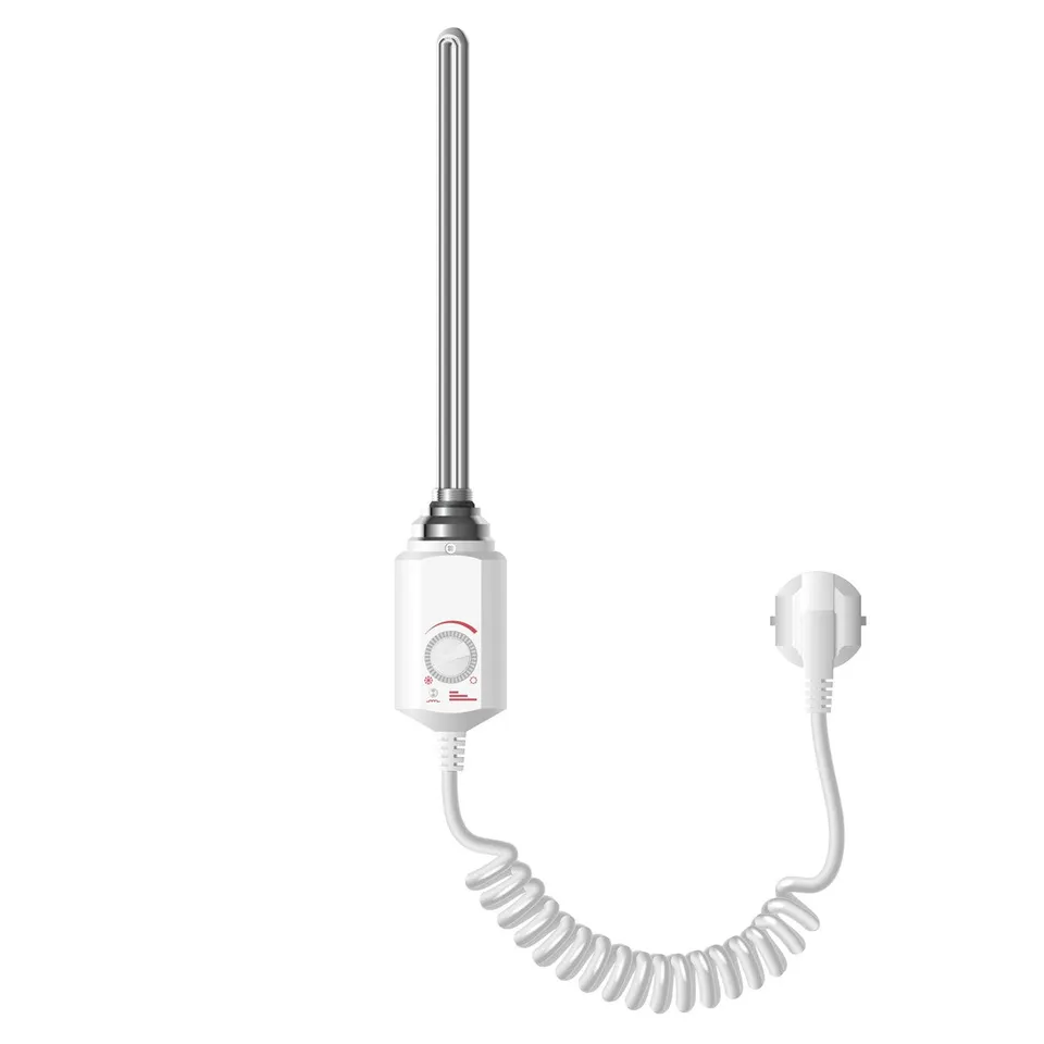 ECD Germany Heizungen résistance radiateur 900W blanc thermostat