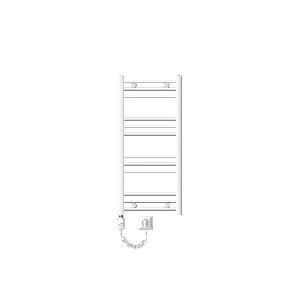 LuxeBath sèche-serviettes 400x800 mm blanc droit 300W électrique