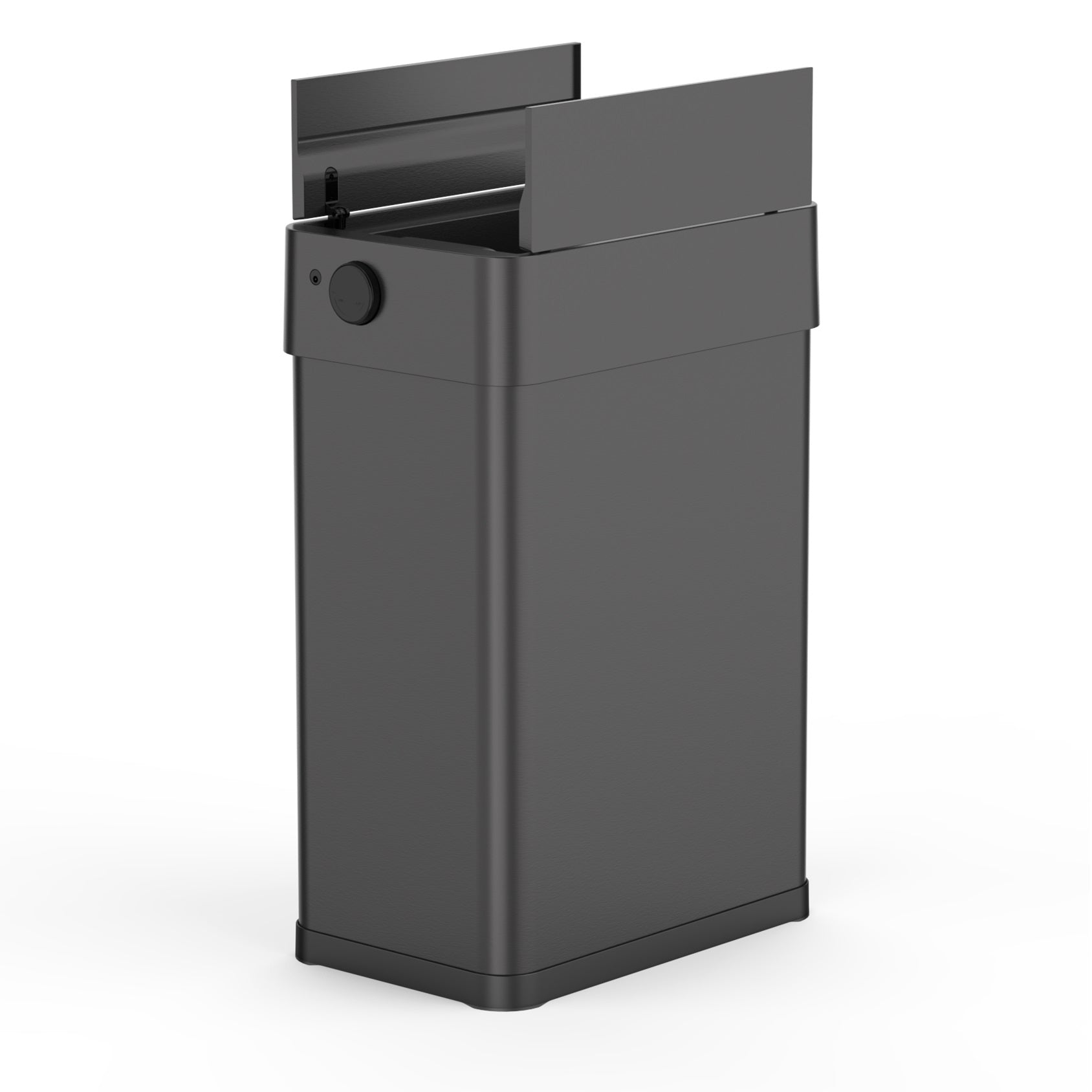 Red Deco Silverlake Black 60L poubelle papillon inox