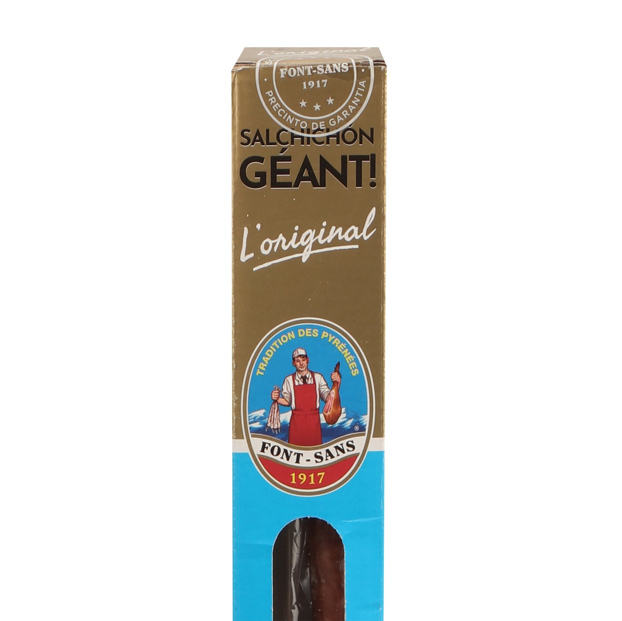 Stokomani Épicerie Saucisson géant avec couteau apéro
