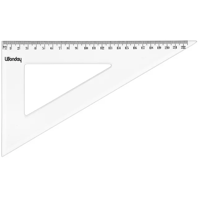 Safe Tool Équerre cristal 60° 21 cm 1 biseau
