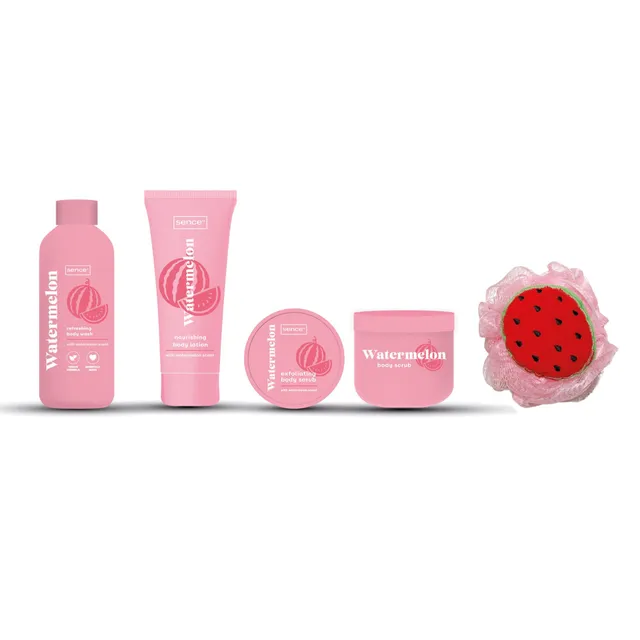 Coffret beauté pastèque 4 pièces à offrir été