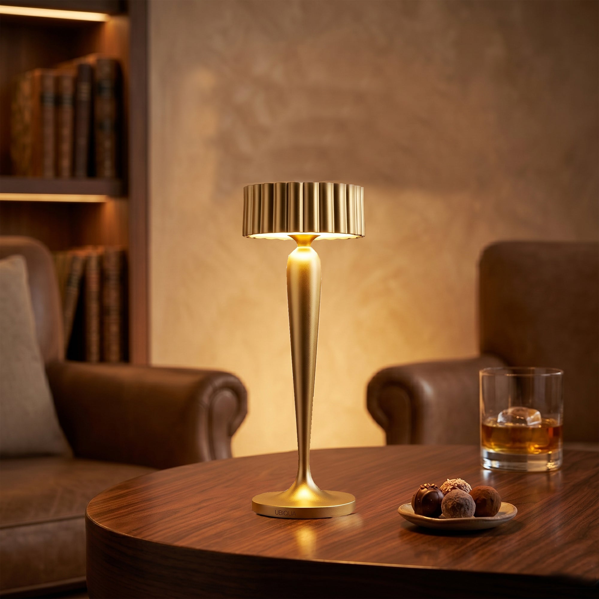 Red Deco Twiggy Gold lampe de table sans fil doré H26cm