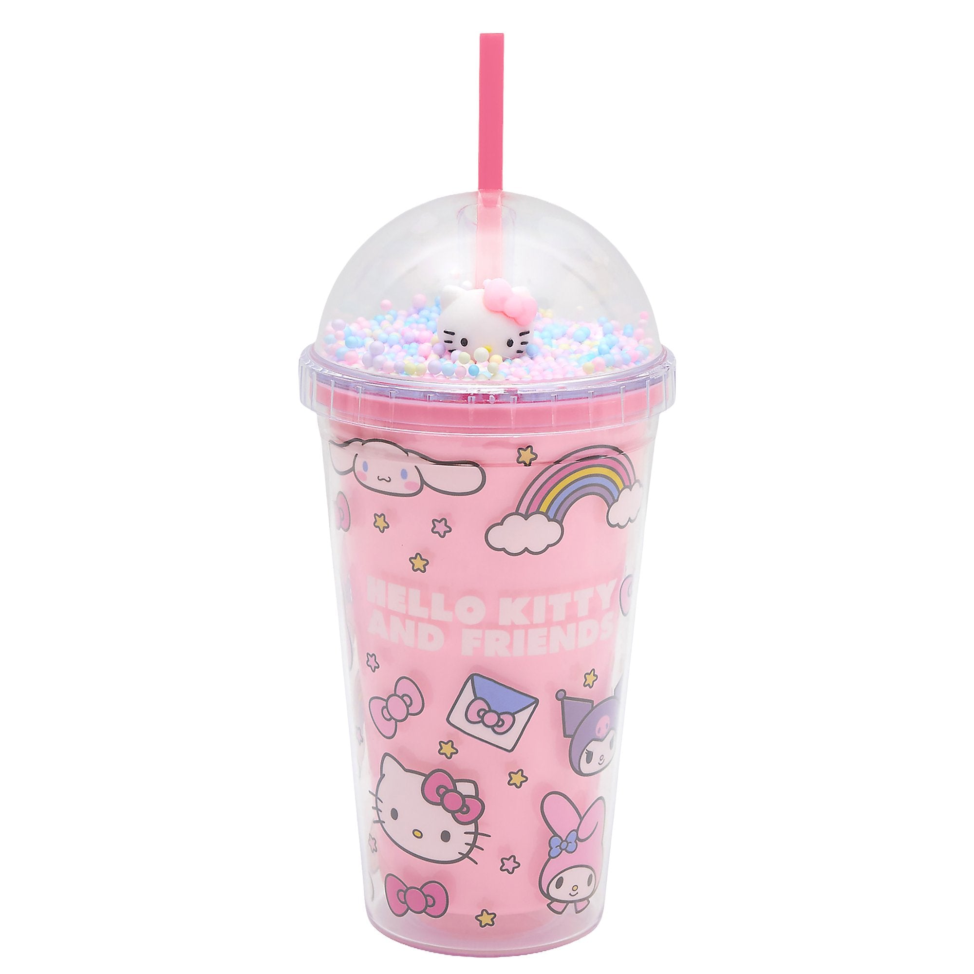 Hello Kitty Starcup gobelet transport 45 cl avec paille
