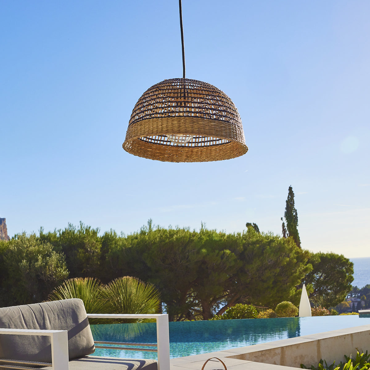 Red Deco Cesare Outdoor suspension herbe marine 5m E27