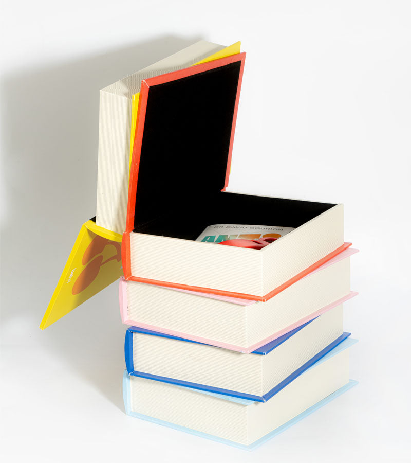 L'avant gardiste Design table d'appoint Pile de livres Paradise