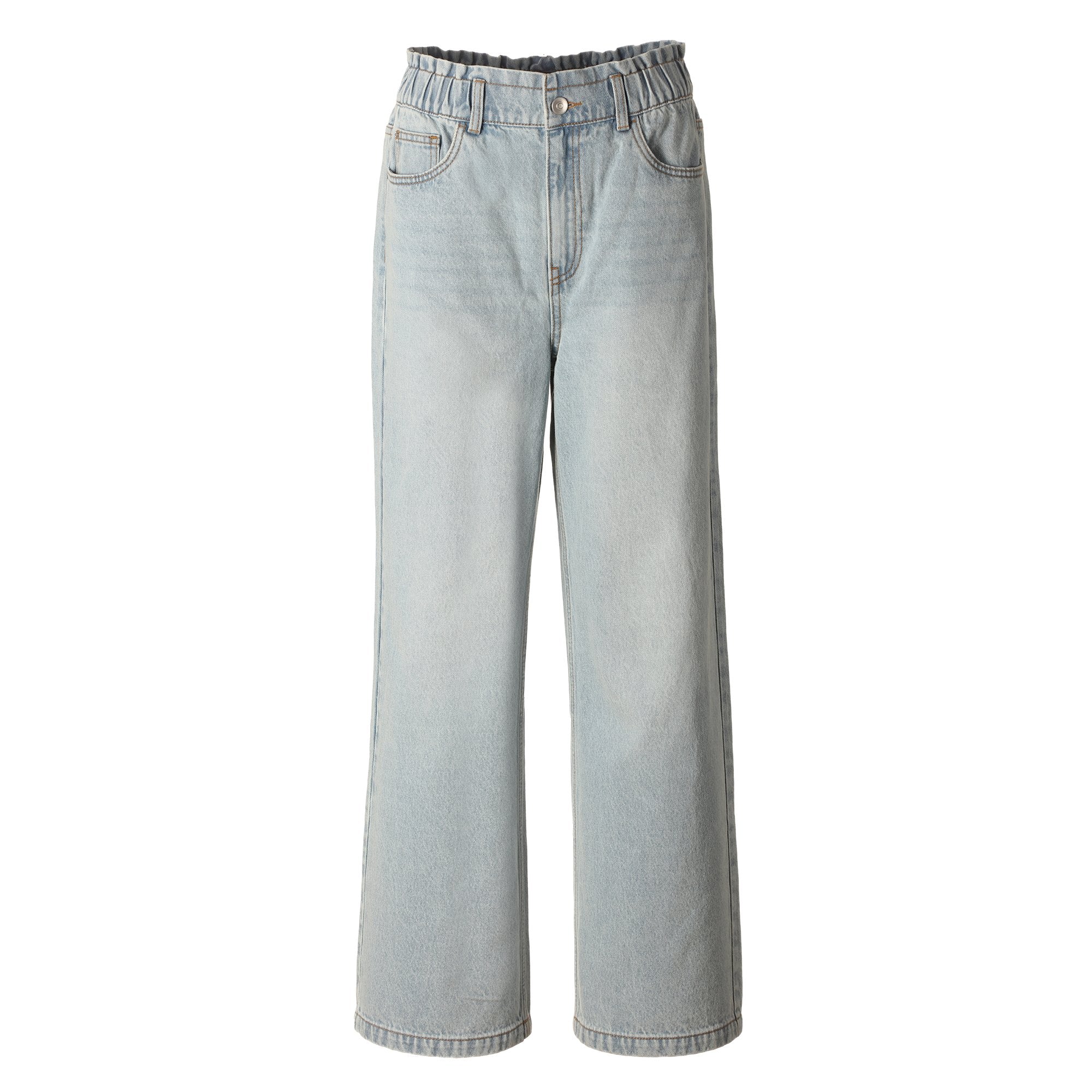 Stokomani Mode Jean large bleu clair Taille 36 femme