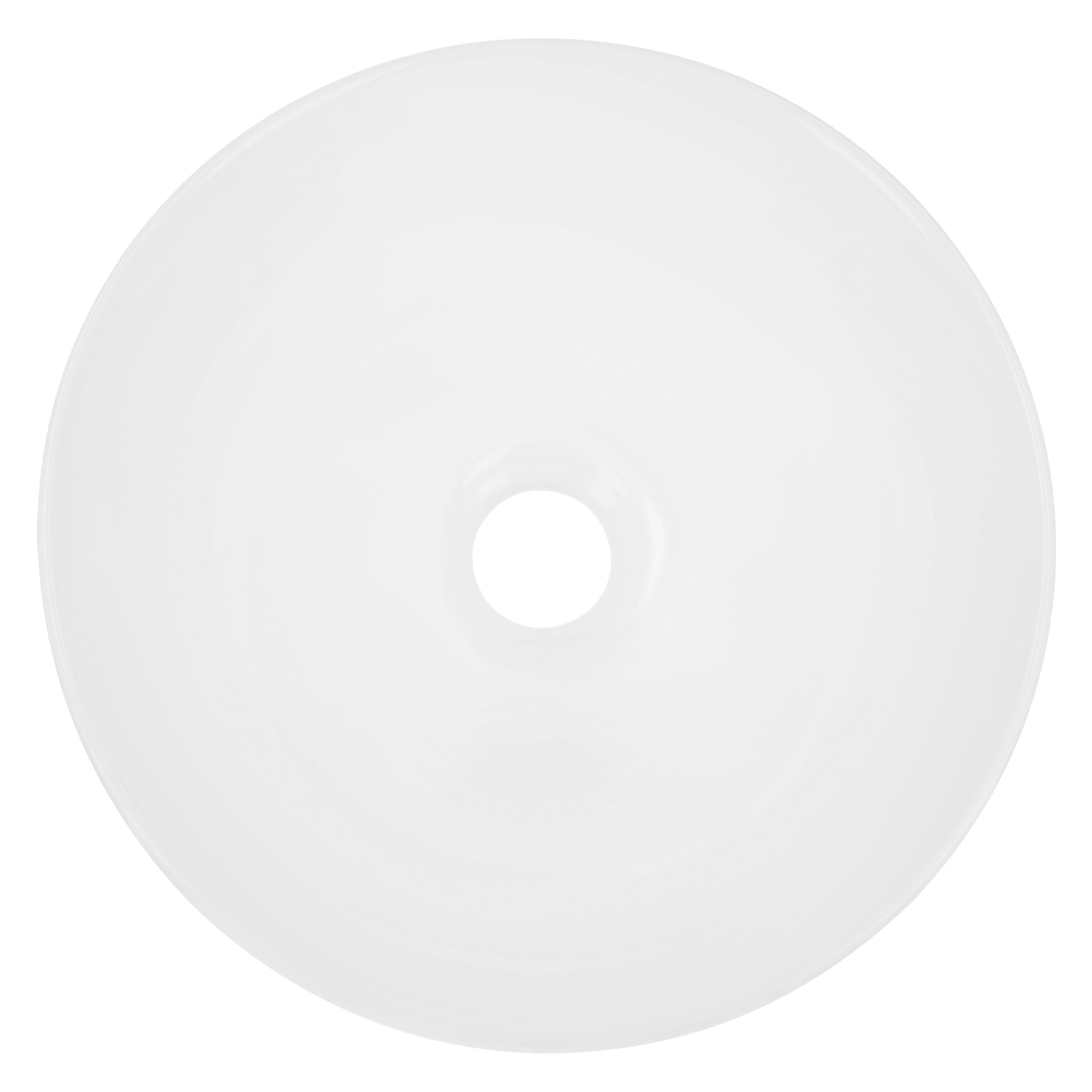 ECD Germany Sanitär Vasque à poser céramique blanche 28 cm bonde