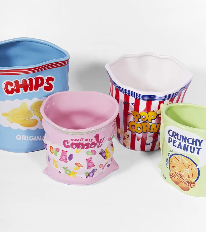 L'avant gardiste Sachet Snack Bol céramique apéro Popcorn