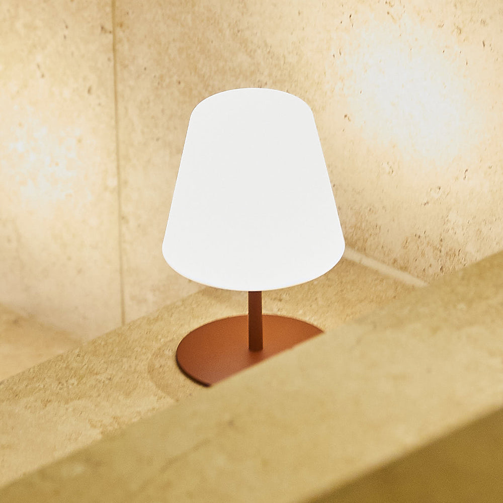 Red Deco Twins Solo Terra mini lampe terracotta H16cm