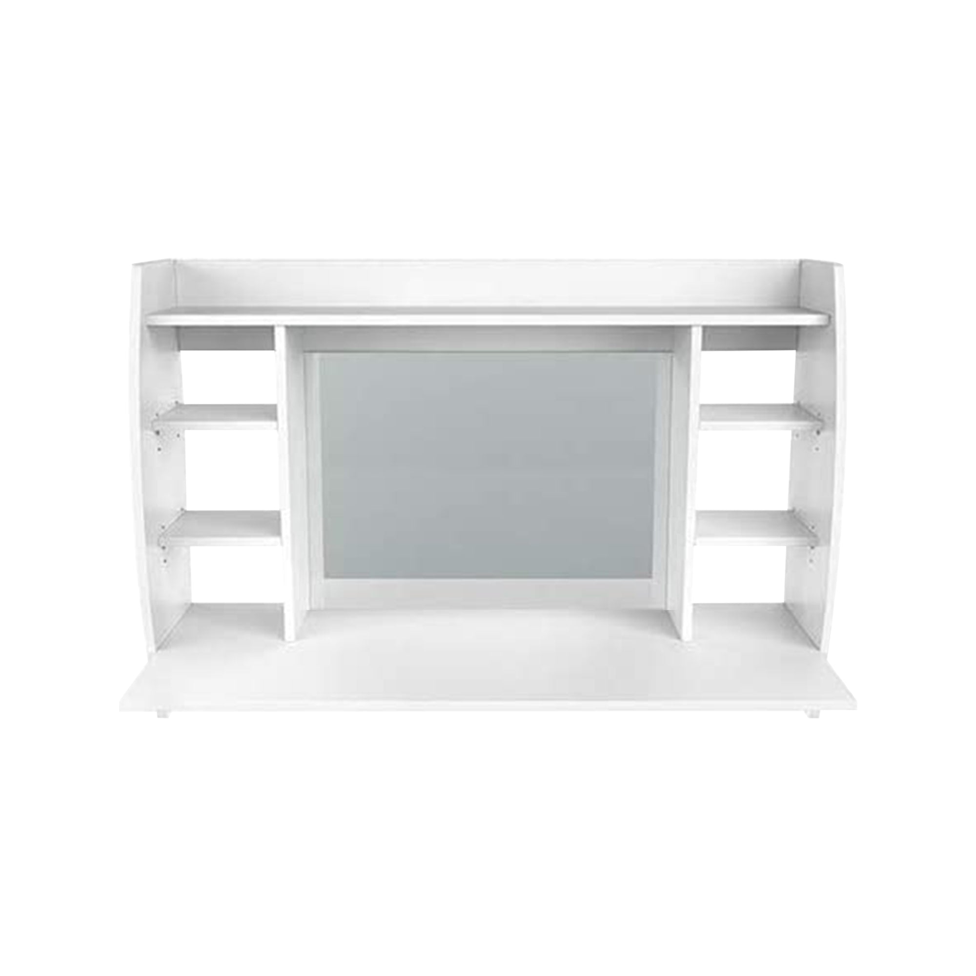 ECD Germany Möbel Coiffeuse murale blanche 110 cm avec miroir
