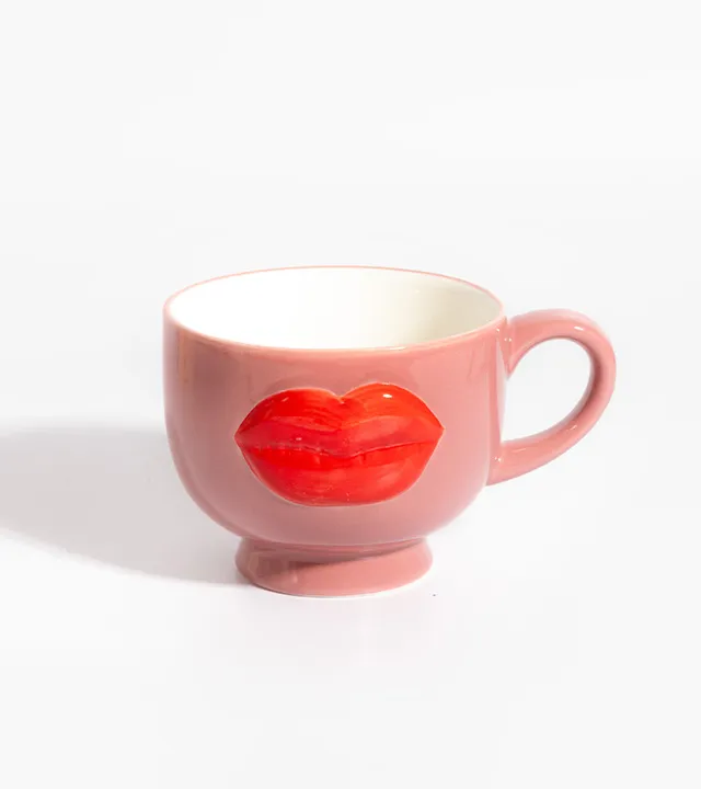 L'avant gardiste Mug Lips tasse céramique motif lèvres