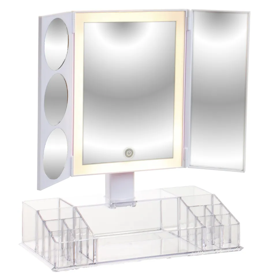 Stokomani Beauté miroir maquillage LED rangement