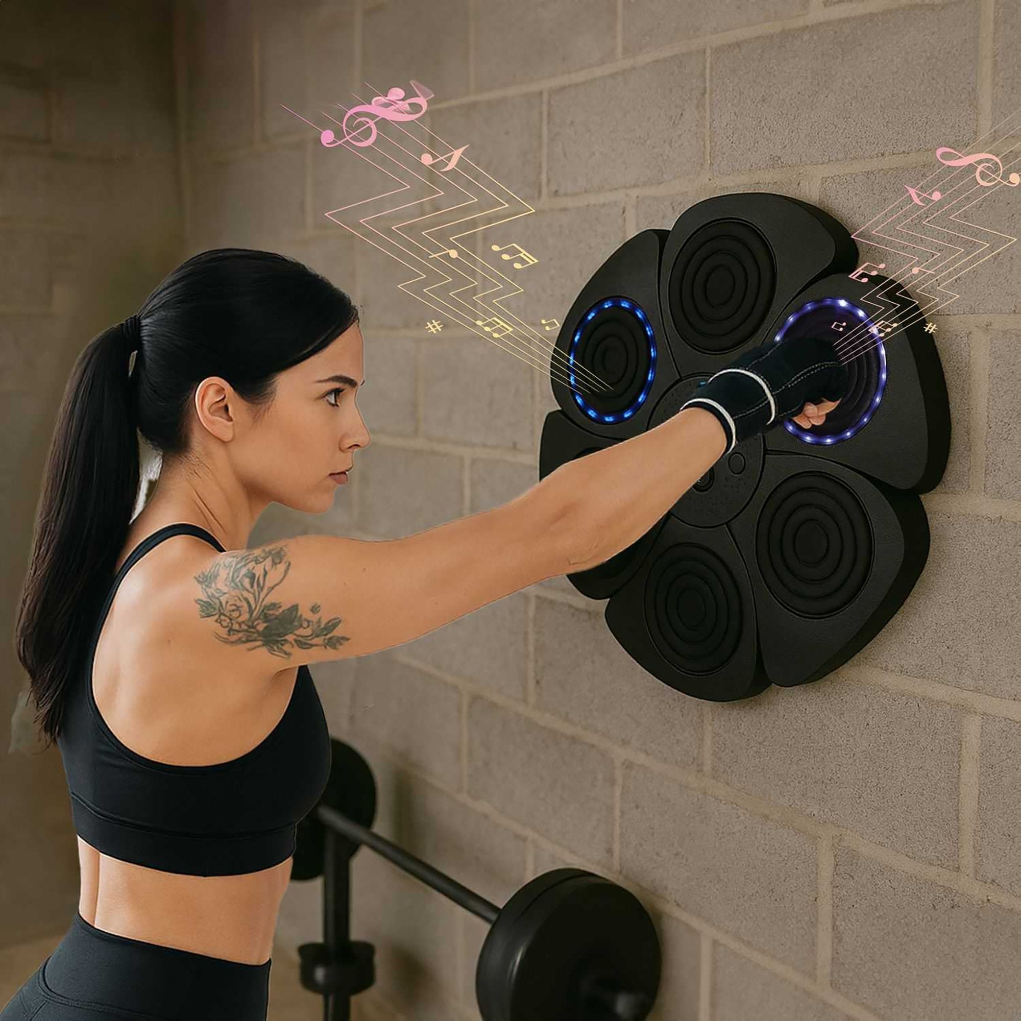 Stokomani Jeux Machine de boxe enceinte 1200 mAh 42 cm