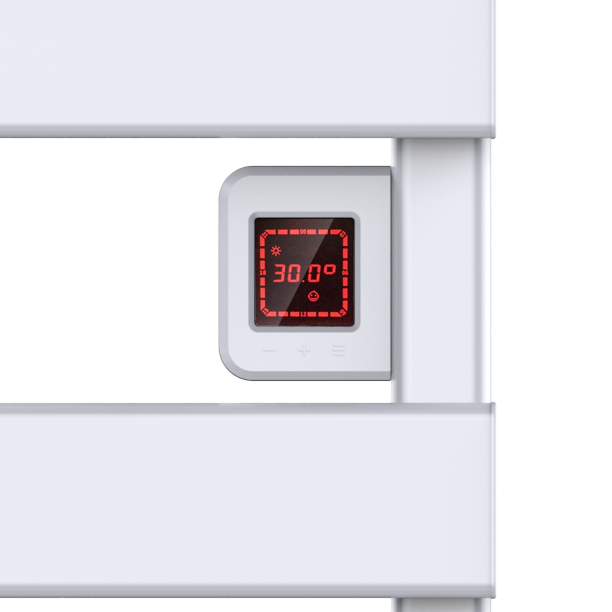 Red Deco Cameron radiateur sèche-serviettes 500W blanc LCD