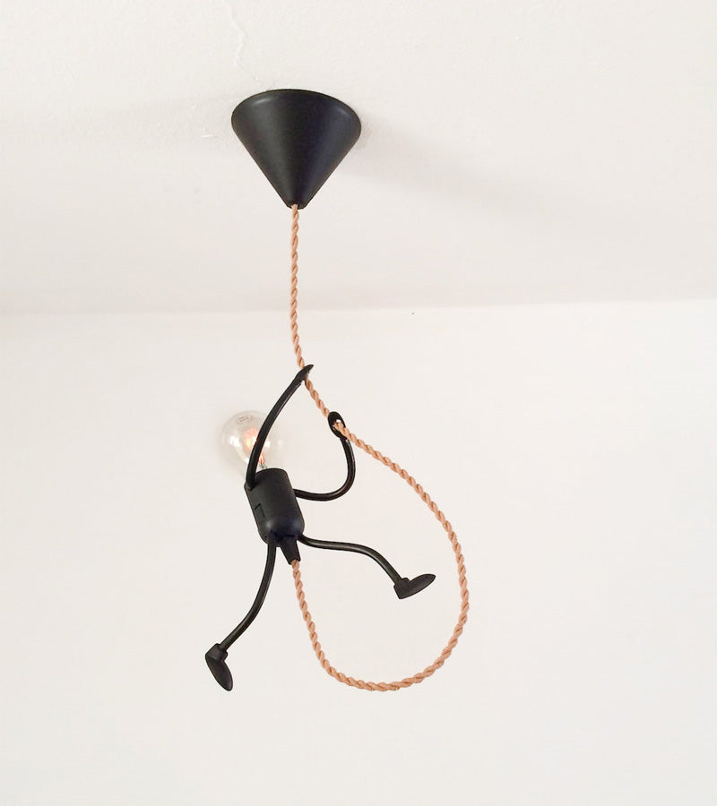 Mr. Bright lampe à suspension bonhomme lumière douce