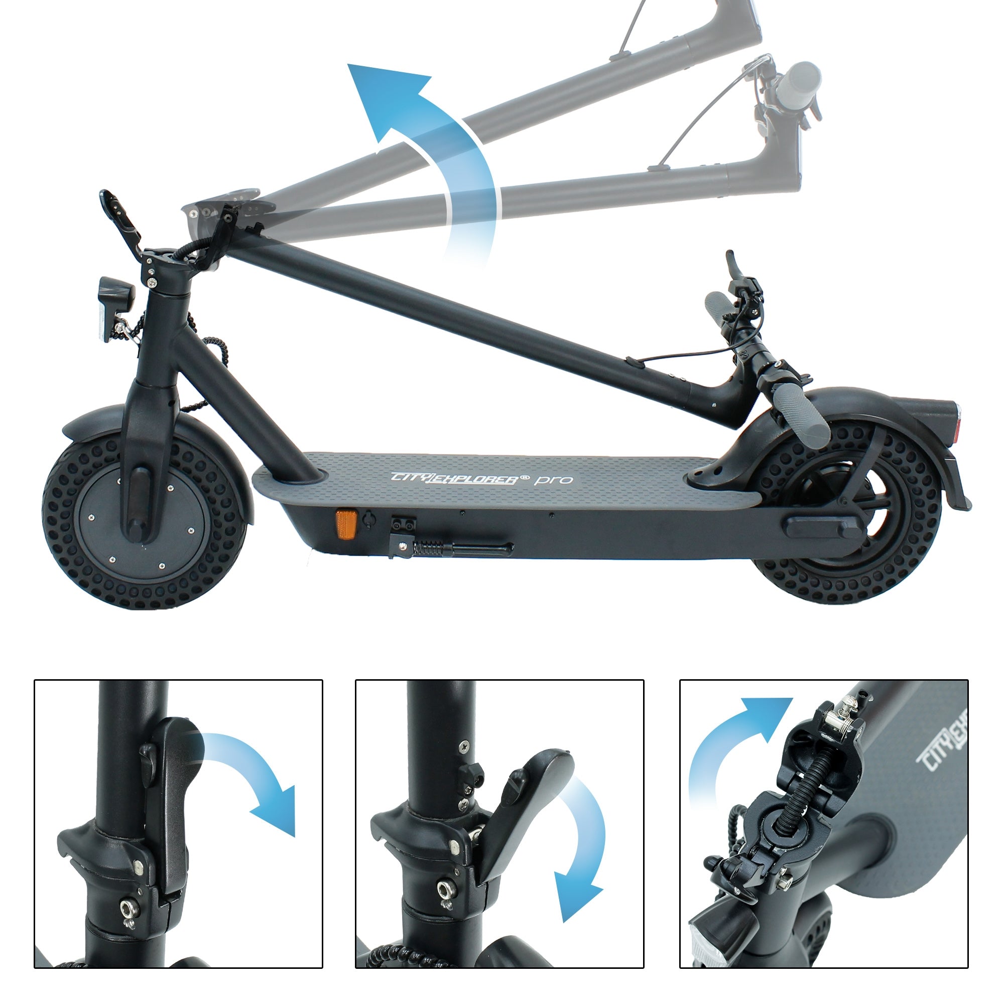 ECD Germany City Explorer Pro trottinette électrique 350W 40km