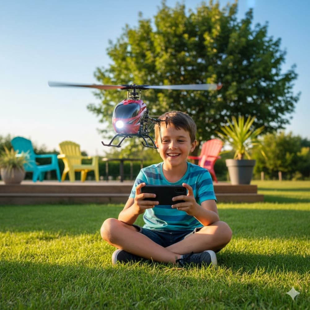 Shop-Story Helicam Hélicoptère Drone Caméra 2MP WiFi