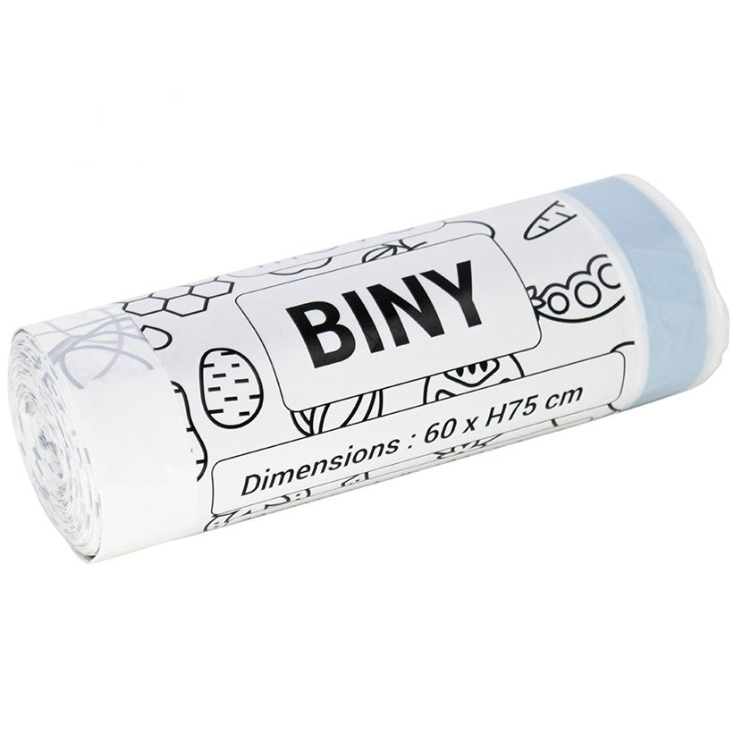 Red Deco Biny lot 20 sacs poubelle 50L blanc lien