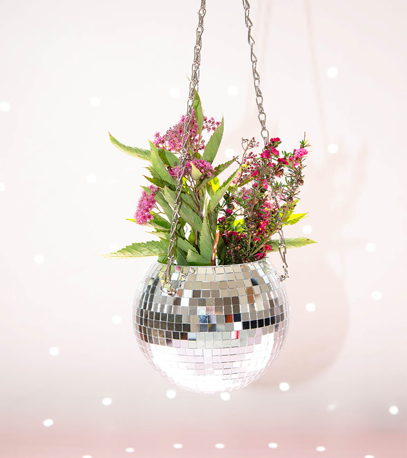 L'avant gardiste Disco pot plantes boule facettes 15cm
