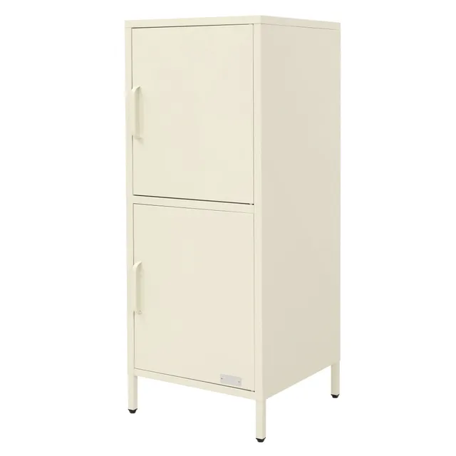 ECD Germany ML-Design armoire métal 2 portes 40x101,5x40 cm