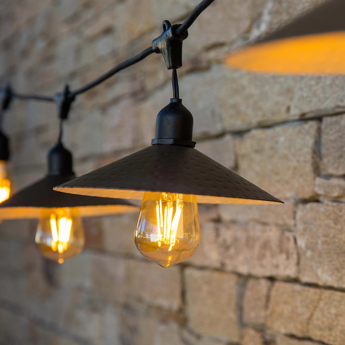 Red Deco Vinty Light guirlande lumineuse 6m 10 ampoules blanc chaud