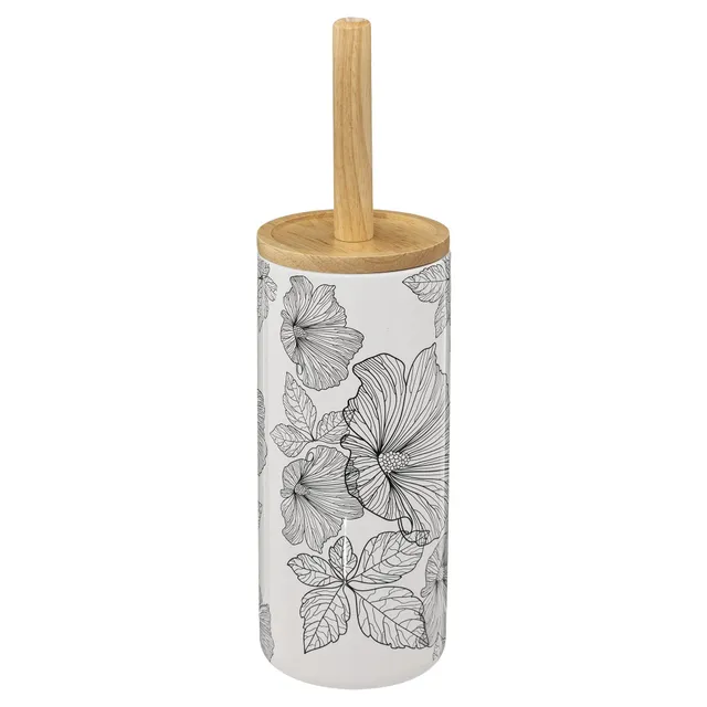 Stokomani Brosse WC à fleurs déco salle de bain