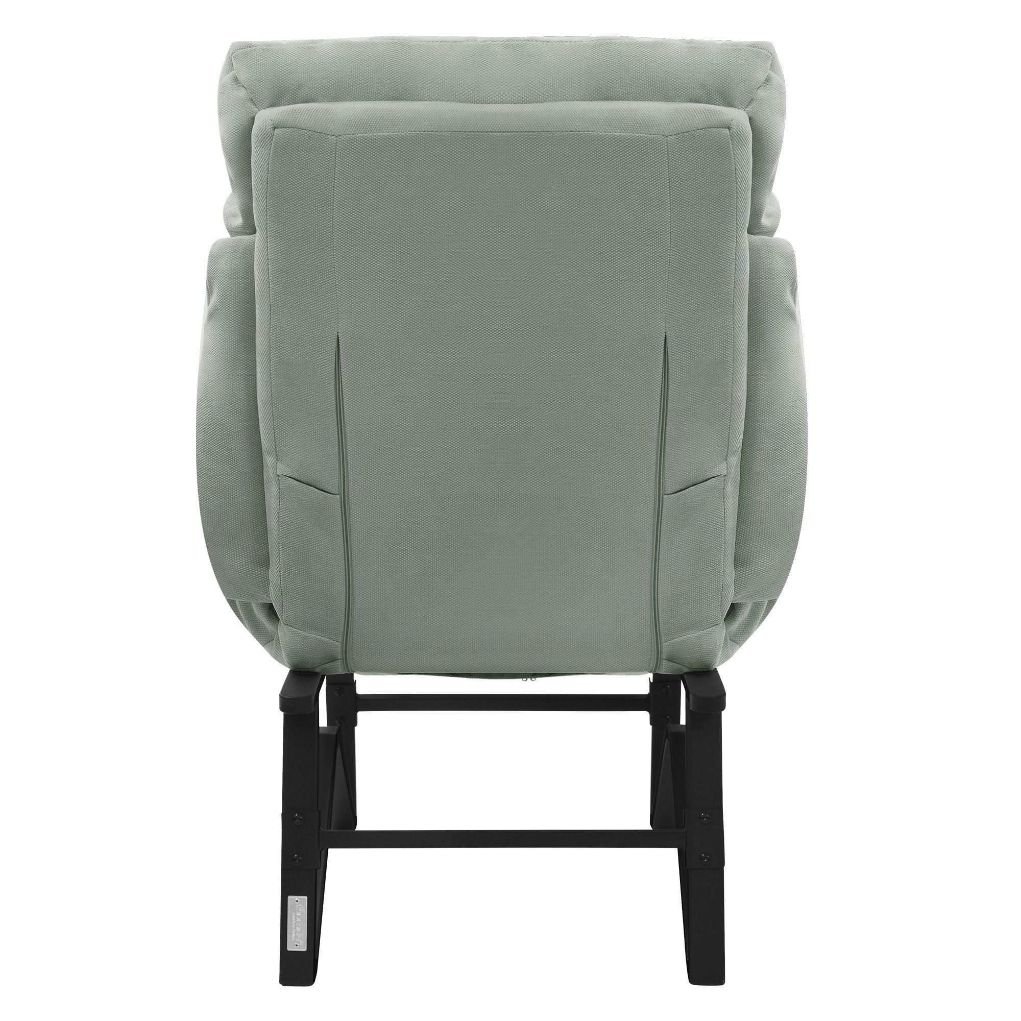 ECD Germany ML-Design fauteuil relax lin gris vert inclinable