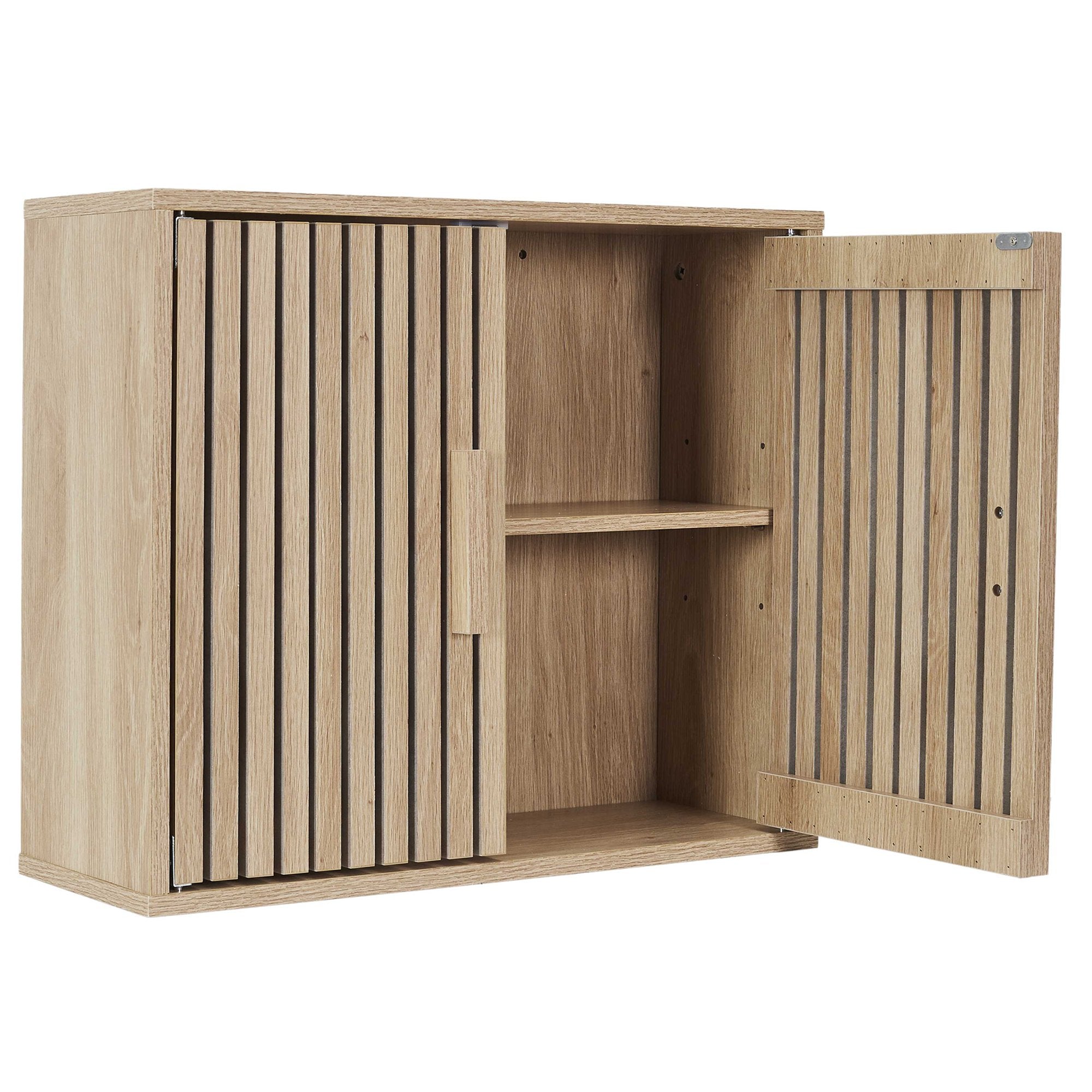 Klaus armoire murale salle de bain bois à assembler