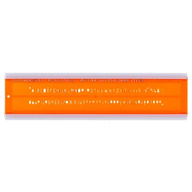 Safe Tool Trace-lettres ISO 3,5 mm pochoir