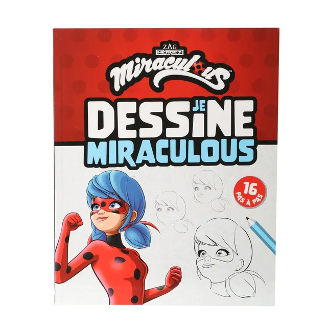 Miraculous Je dessine livre dessin 16 personnages Marinette