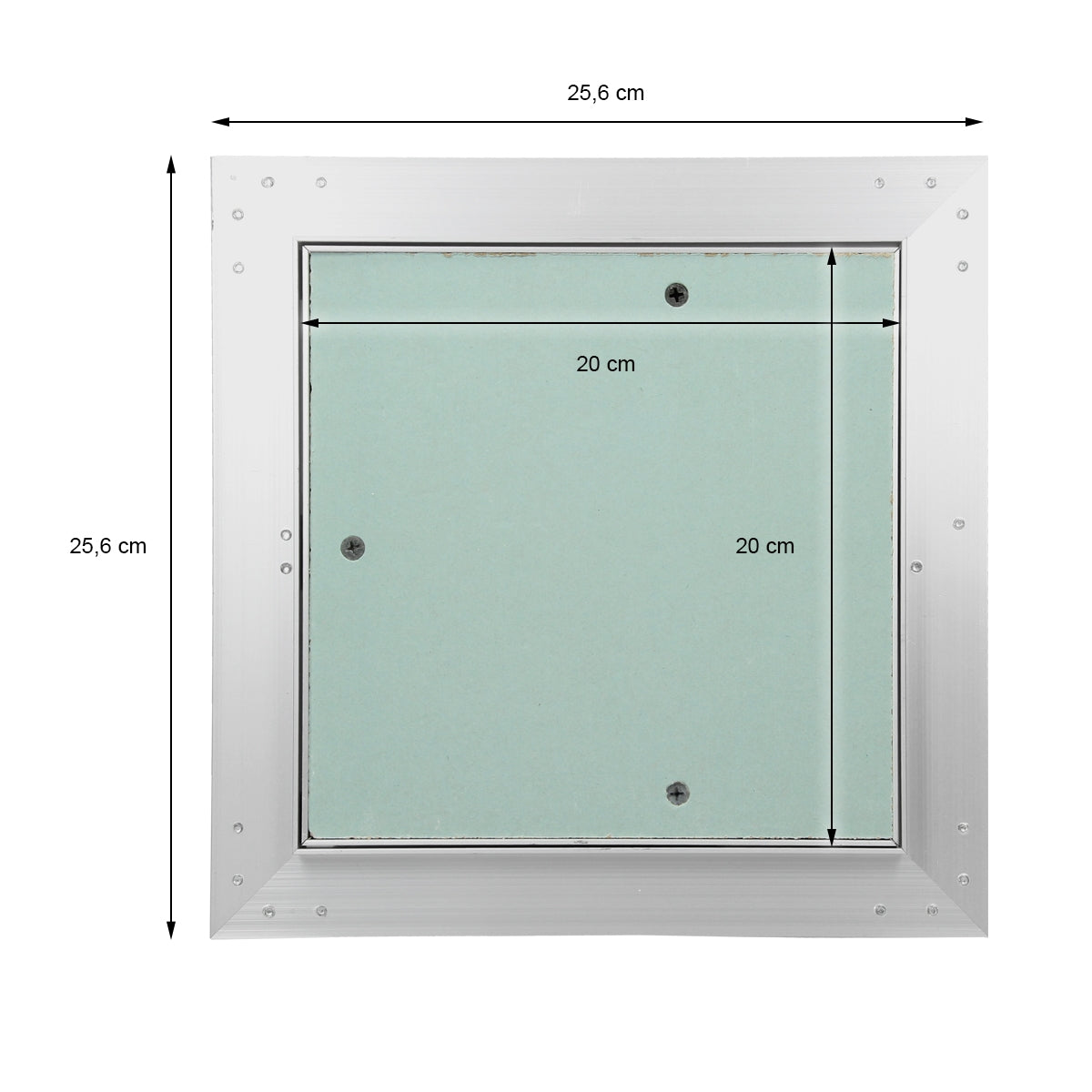 ECD Germany trappe de visite placo 200x200 mm cadre alu