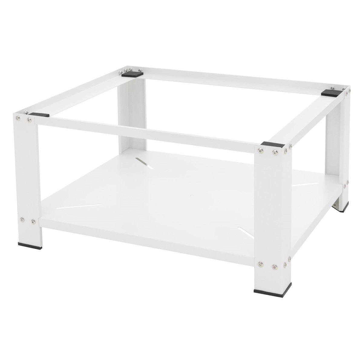 ECD Germany socle lave-linge acier avec rangement 63x54x32 cm
