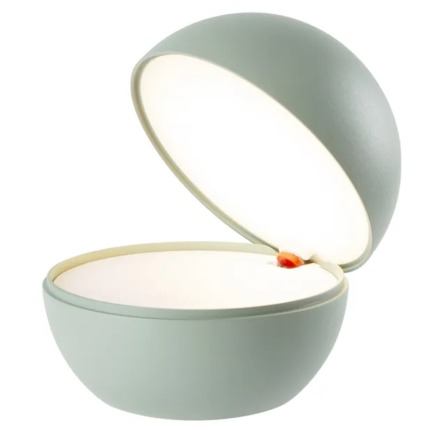 Red Deco Good Night Sage lampe de chevet sans fil verte ø12 cm