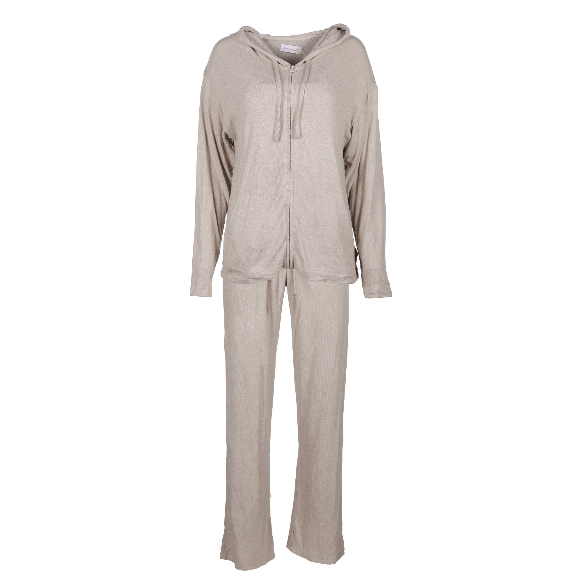 Ensemble Capuche + Bas Évasé jogging femme beige taille M