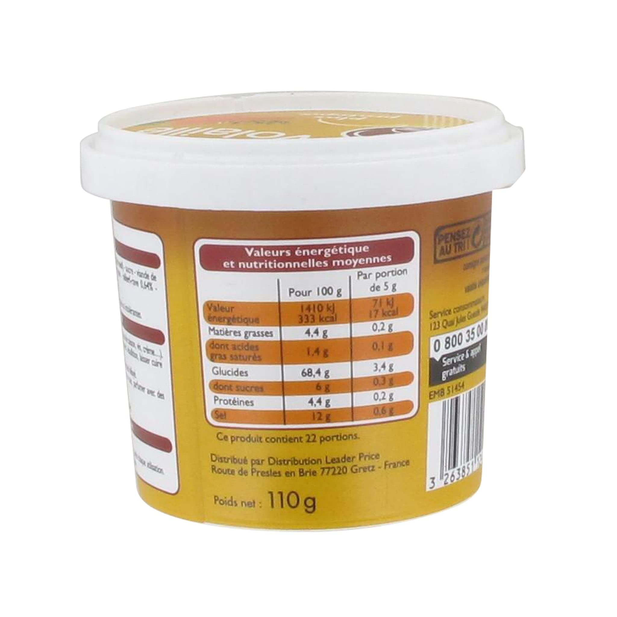 Leader Price fond de volaille 110g pour sauces et soupes