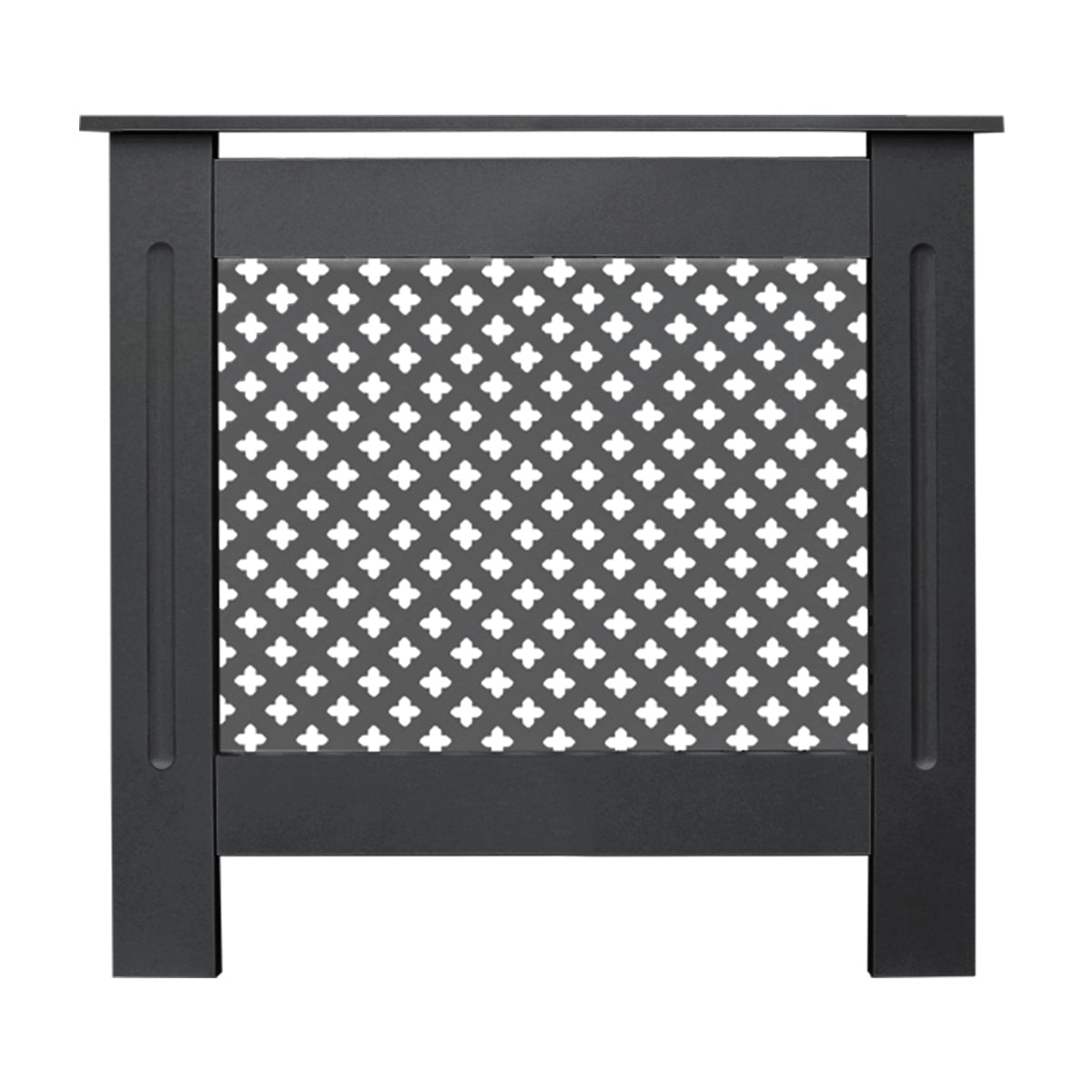 ECD Germany Heizungen cache radiateur MDF anthracite 112 cm