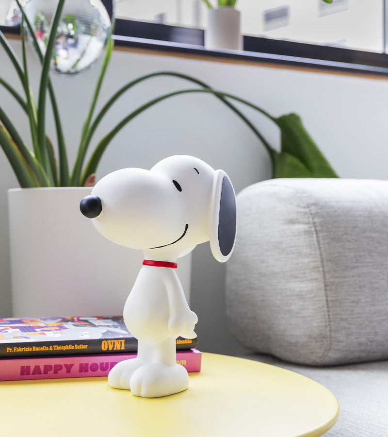 Snoopy Statue figurine déco blanc et noir