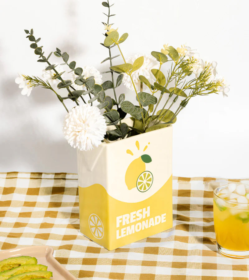 L'avant gardiste Vase Fresh Limonade brique déco pop