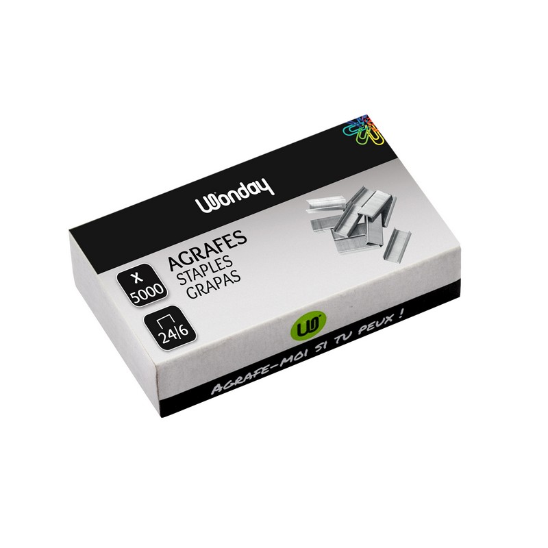 Safe Tool Fournitures de bureau agrafes 24/6 boîte x5000