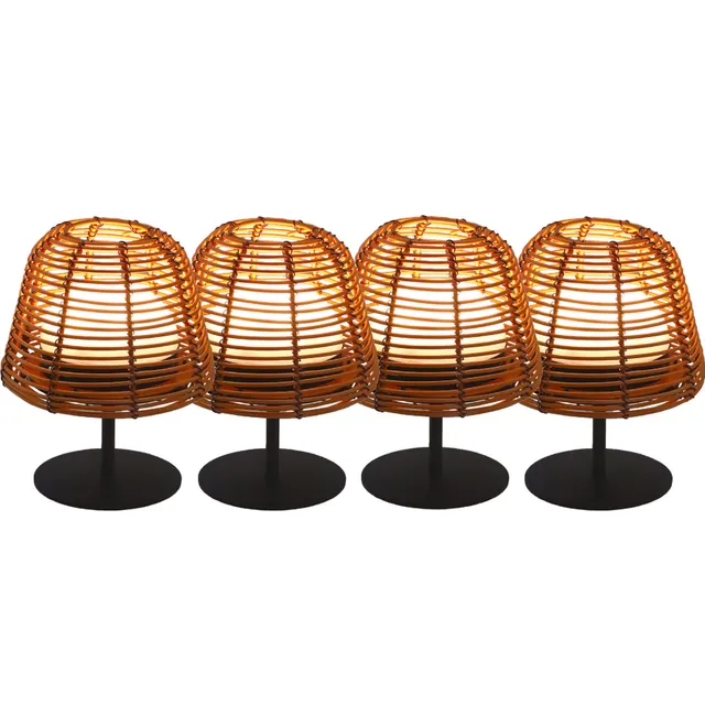 Red Deco Twins Boheme lot 4 lampes sans fil H16cm dimmable