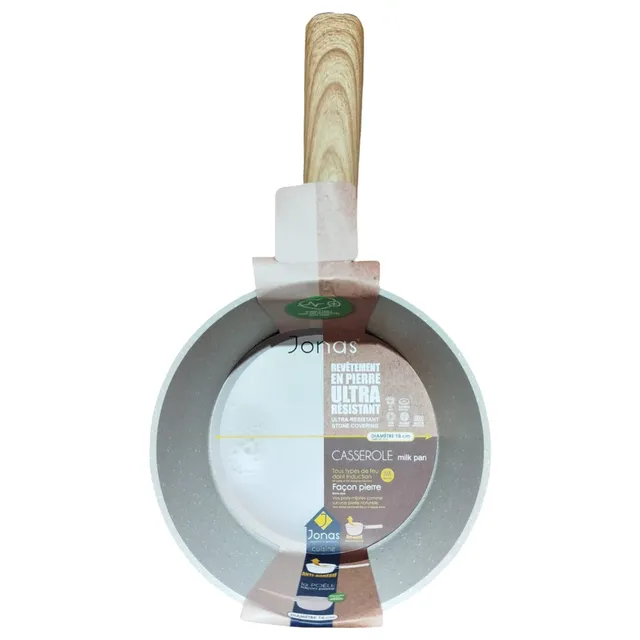 Stokomani Maison casserole 18 cm induction manche bois
